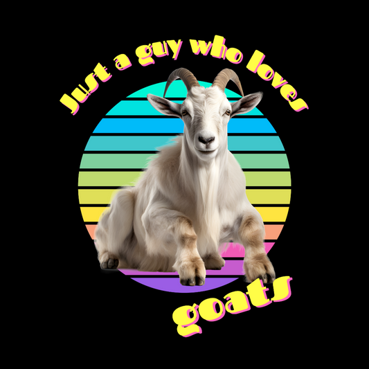 Just a Guy Who Loves Goats T-shirt