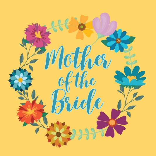 Mother of the Bride Floral Circle T-shirt