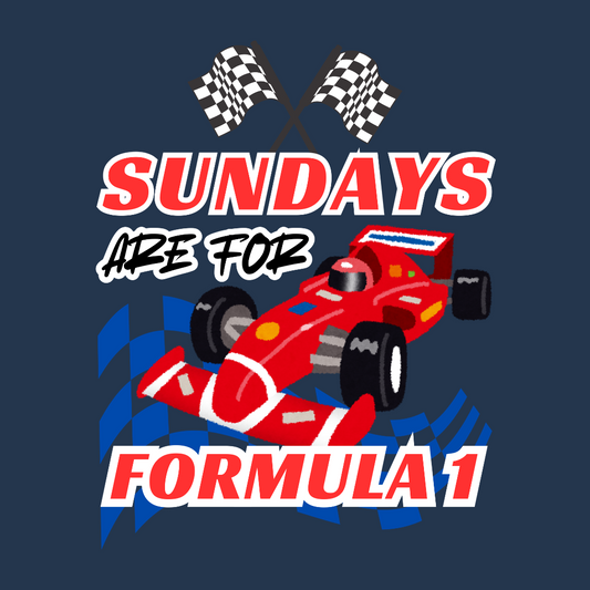 Sundays Are For Formula 1 Long Sleeve Kids' T-shirt