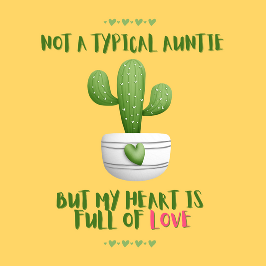 Not a Typical Auntie But My Heart Is Full of Love T-shirt