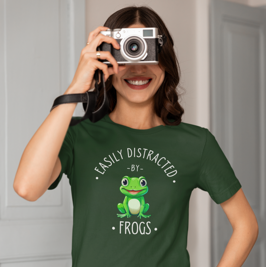 Easily Distracted by Frogs T-shirt