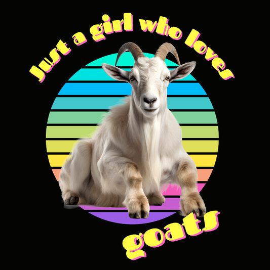 Just a Girl Who Loves Goats T-shirt