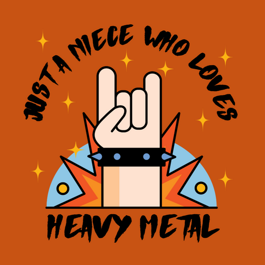 Just A Niece Who Loves Heavy Metal T-shirt