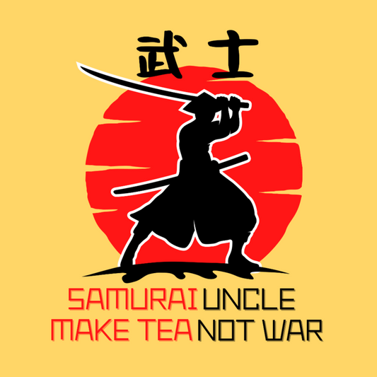 Samurai Uncle - Make Tea Not War T-shirt
