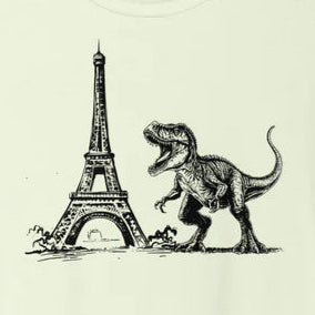 T-Rex in Paris T-shirt