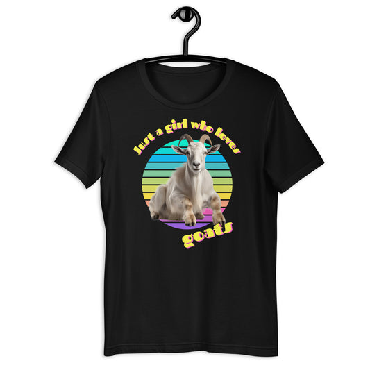 Just a Girl Who Loves Goats T-shirt