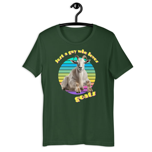 Just a Guy Who Loves Goats T-shirt