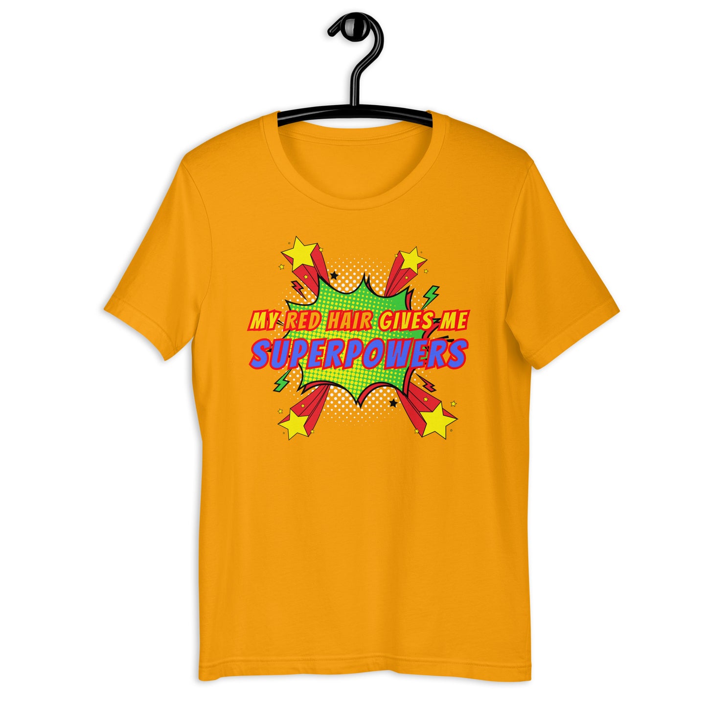 My Red Hair Gives Me Superpowers T-shirt