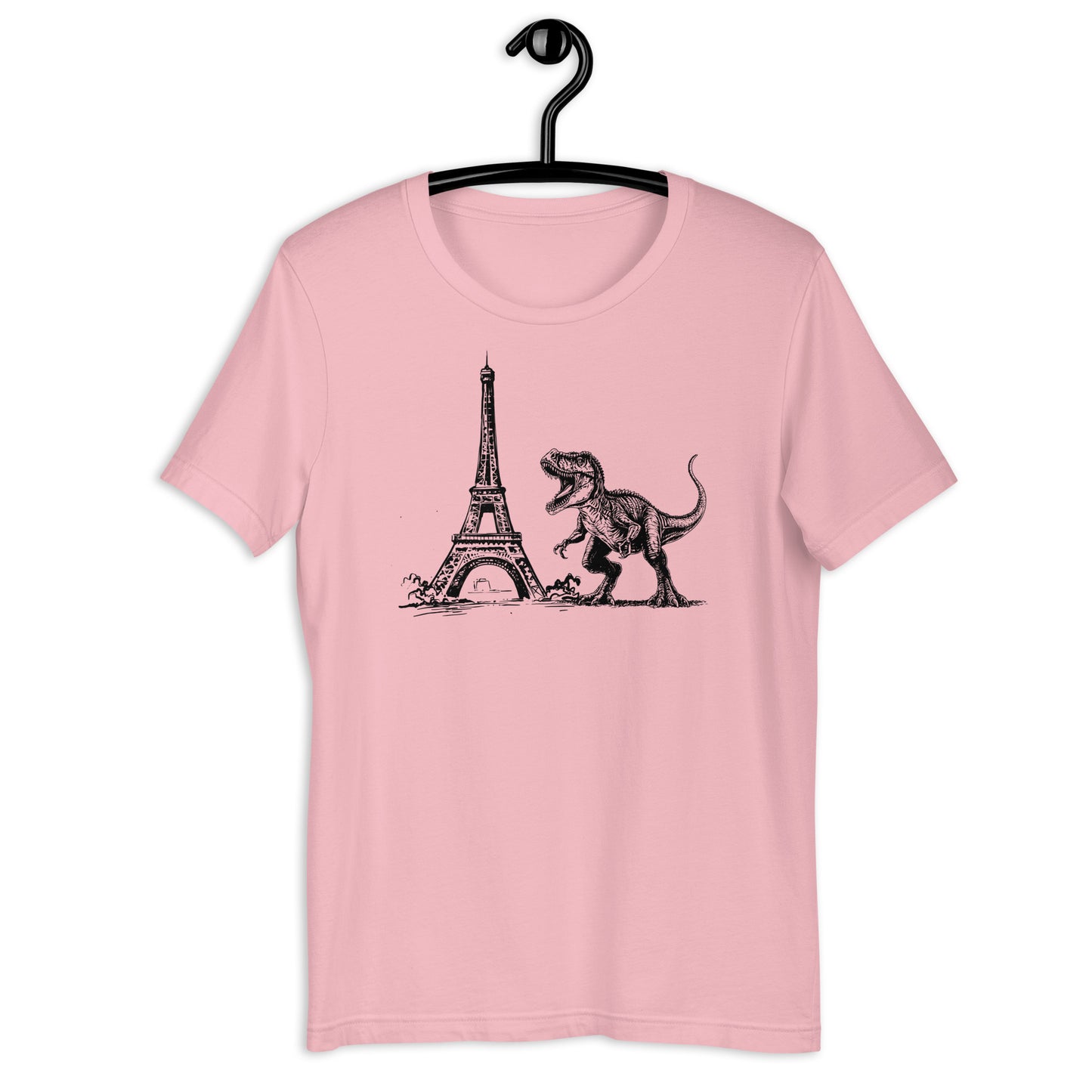 T-Rex in Paris unisex t-shirt