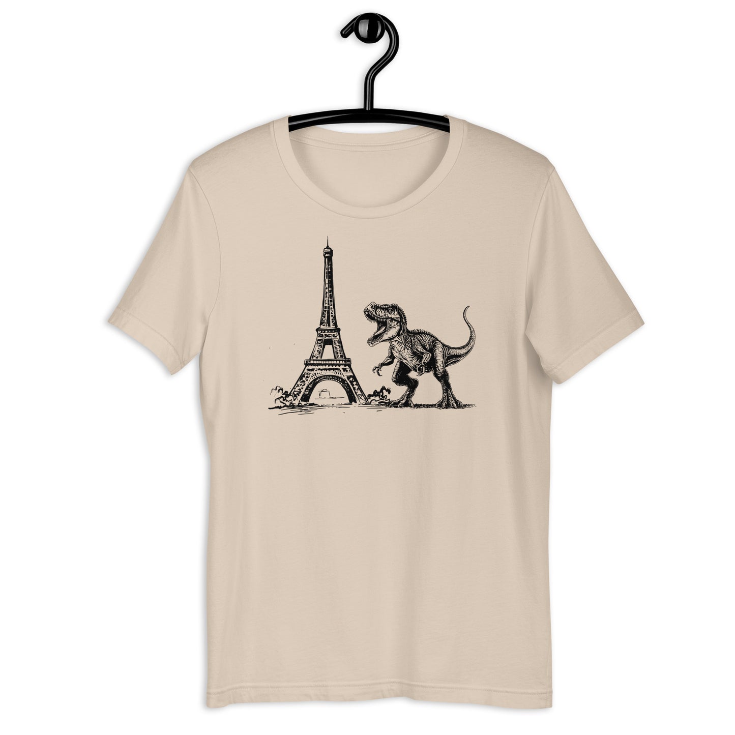 T-Rex in Paris unisex t-shirt