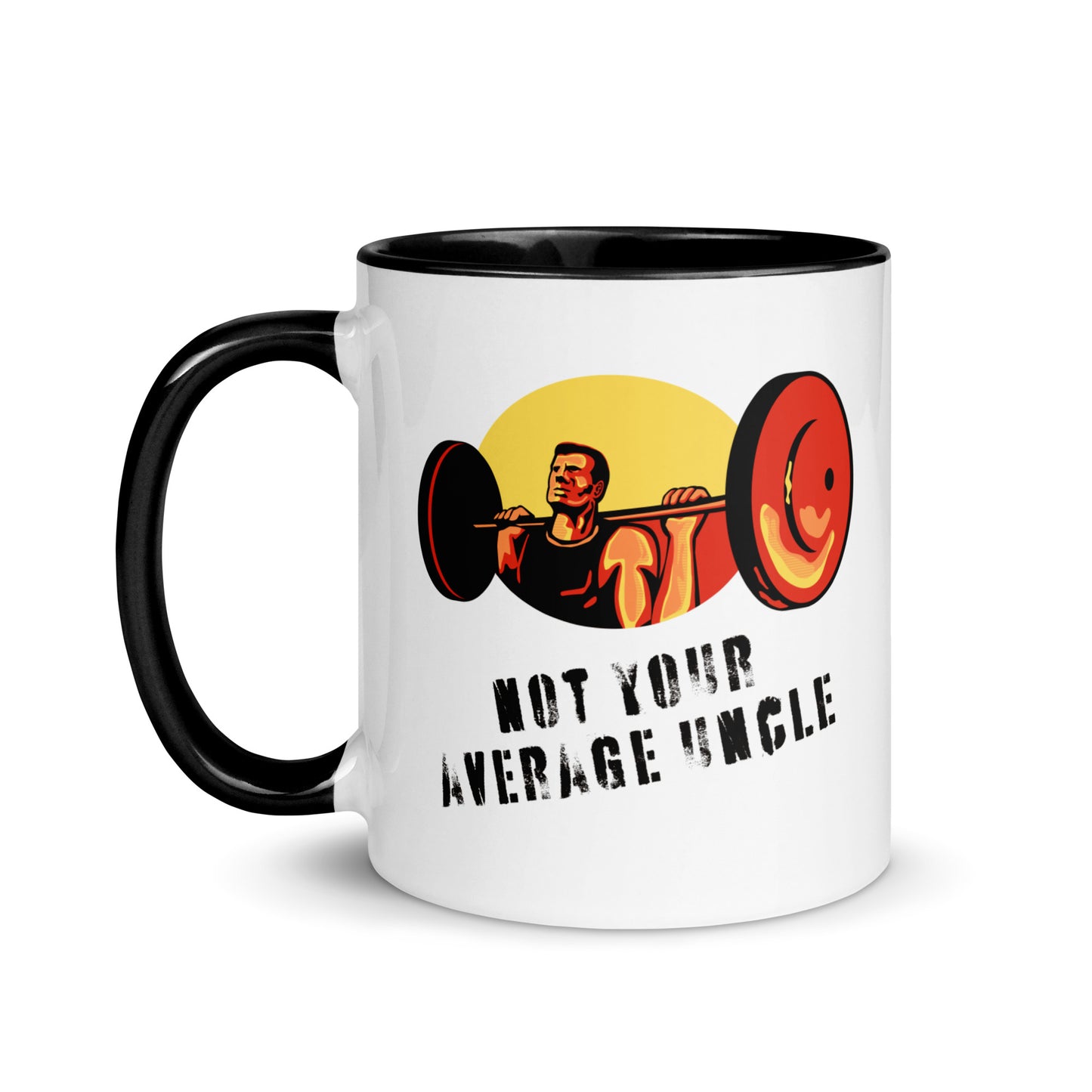 Not Your Average Uncle colour-inside mug