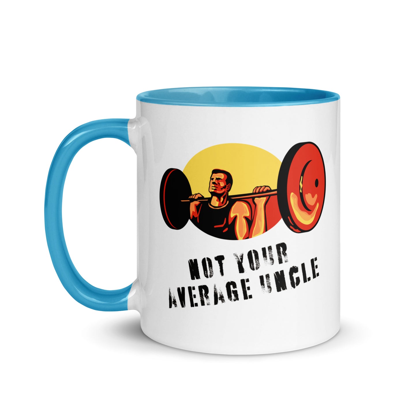 Not Your Average Uncle colour-inside mug