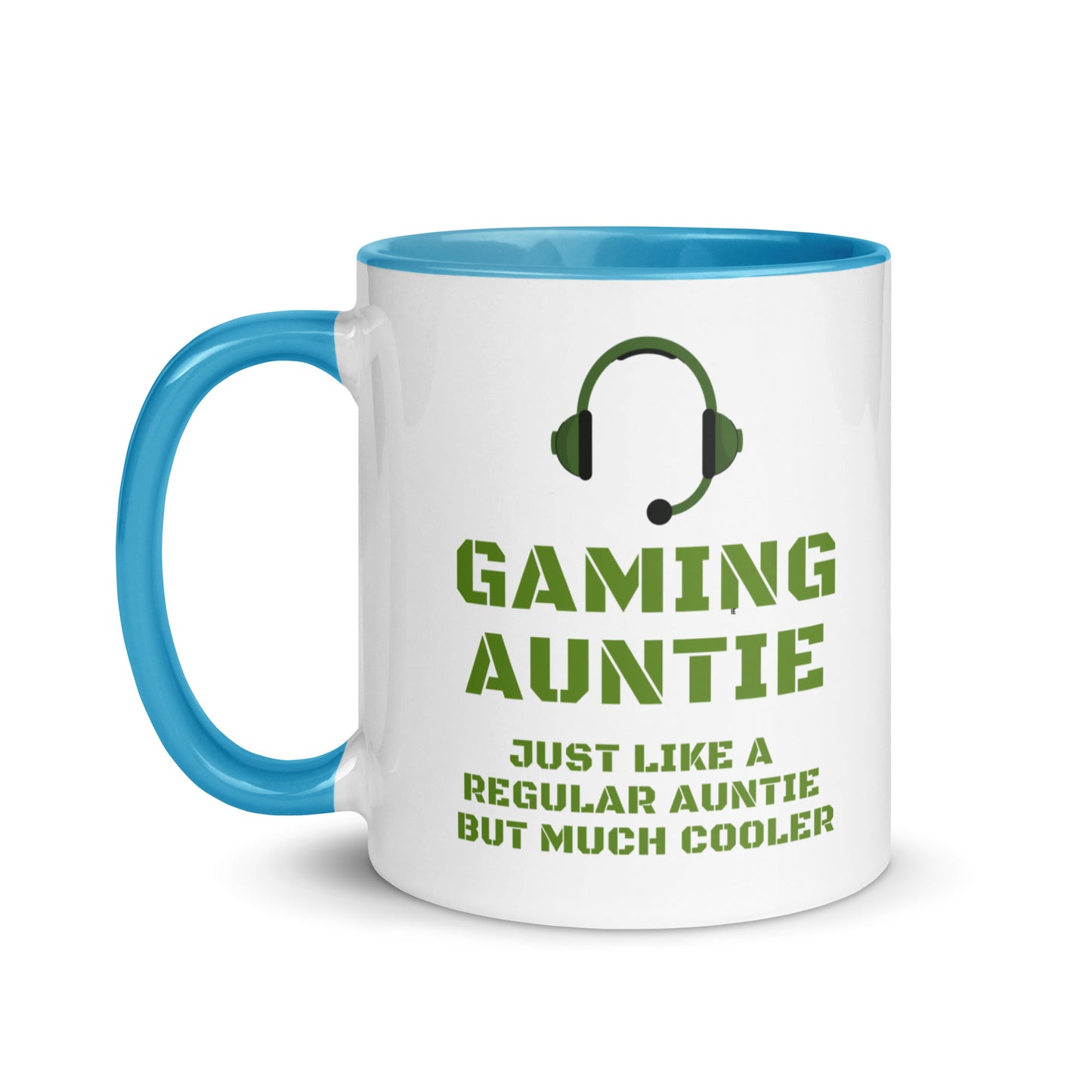 Gaming Auntie colour-inside mug