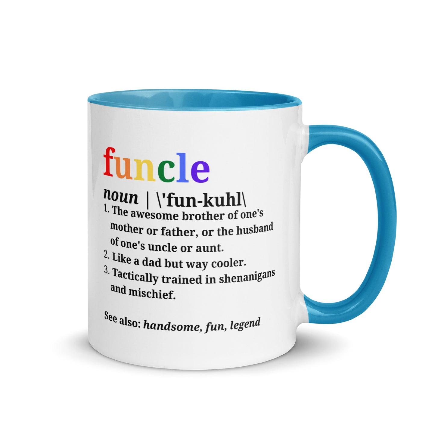 Funcle colour-inside mug