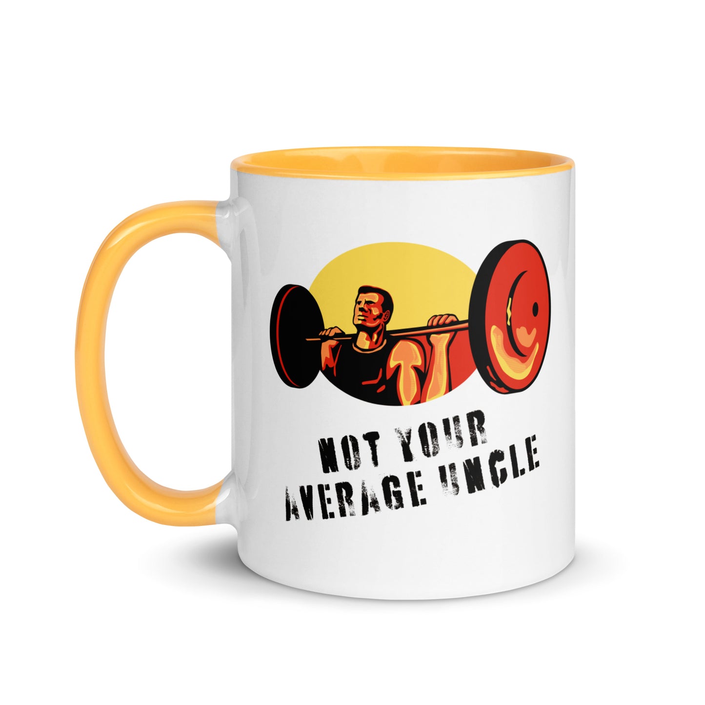 Not Your Average Uncle colour-inside mug