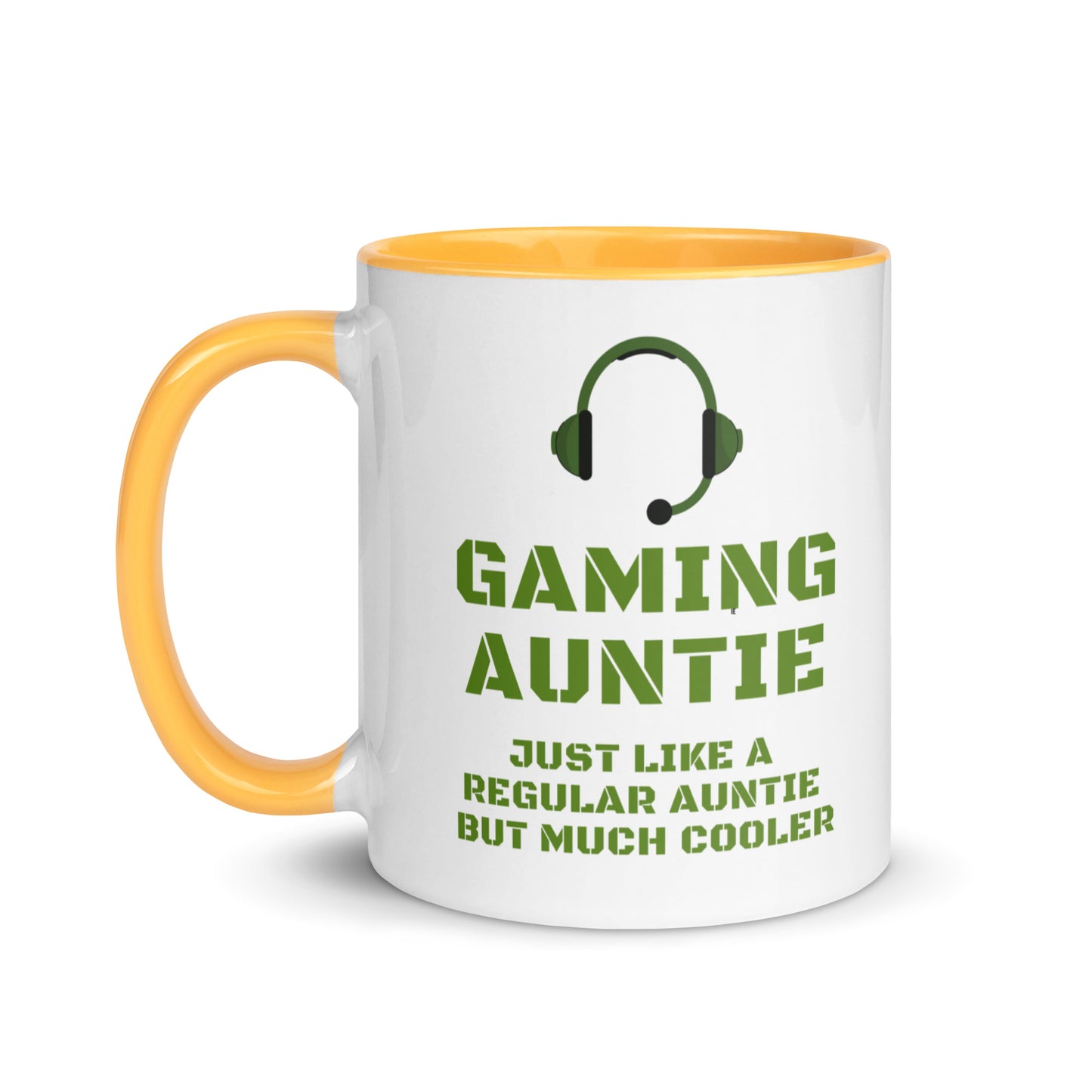 Gaming Auntie colour-inside mug