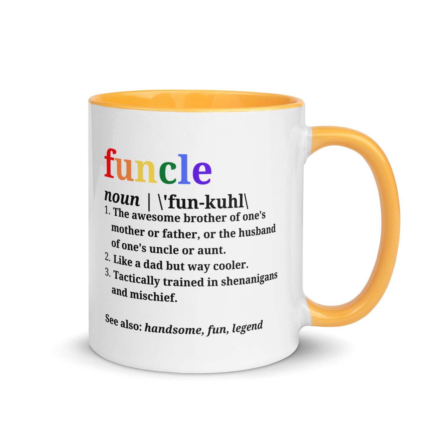 Funcle colour-inside mug