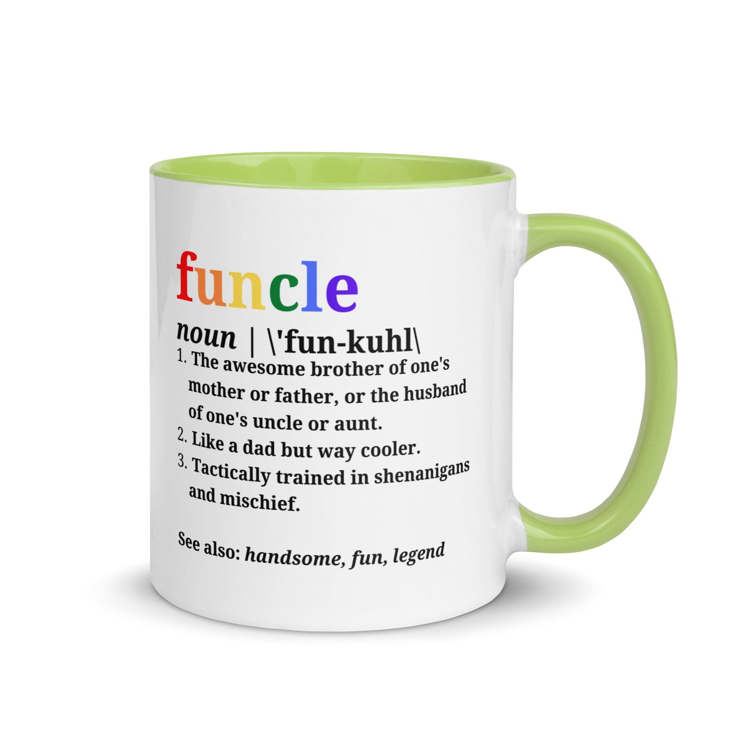 Funcle colour-inside mug