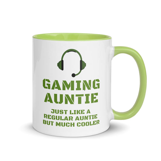 Gaming Auntie colour-inside mug