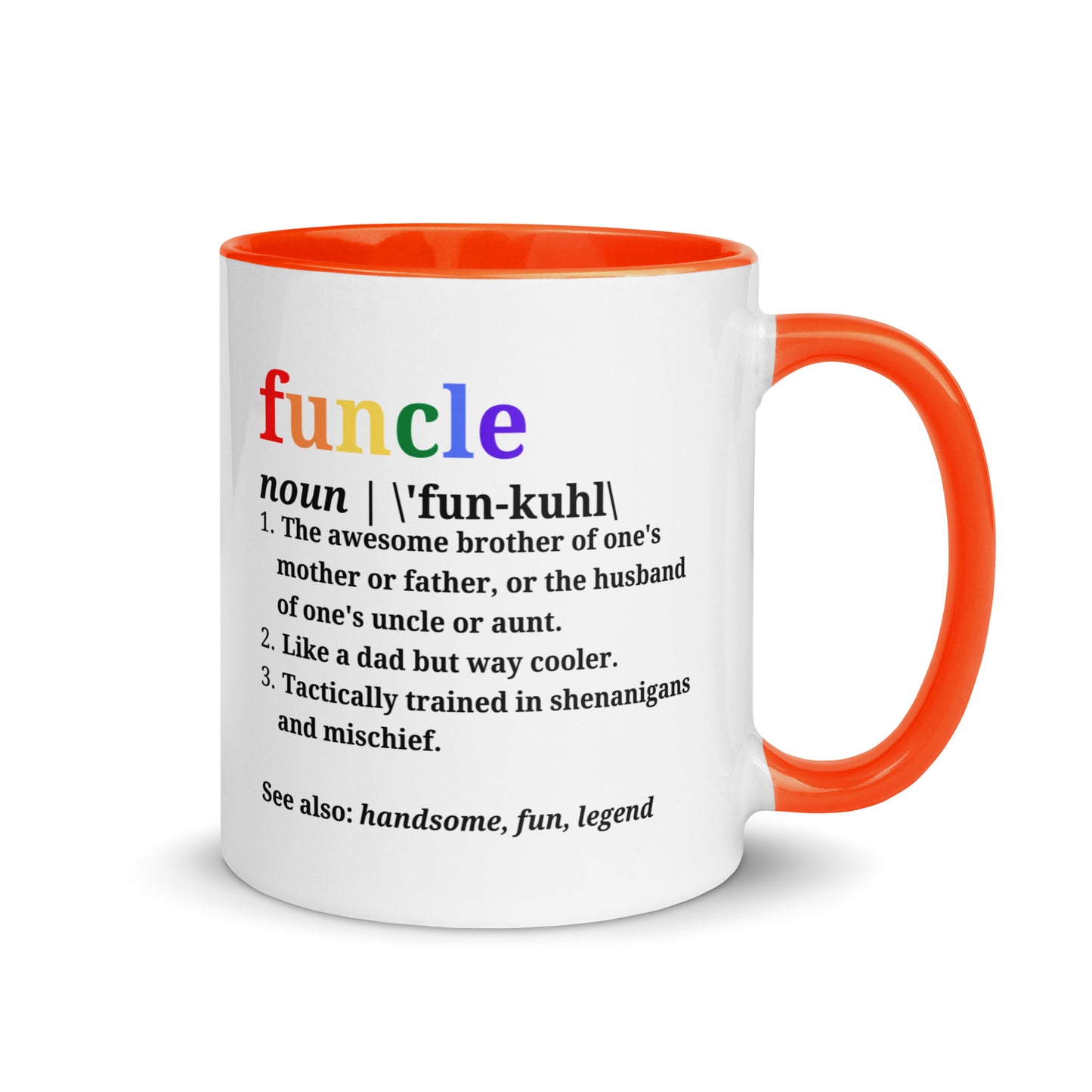 Funcle colour-inside mug