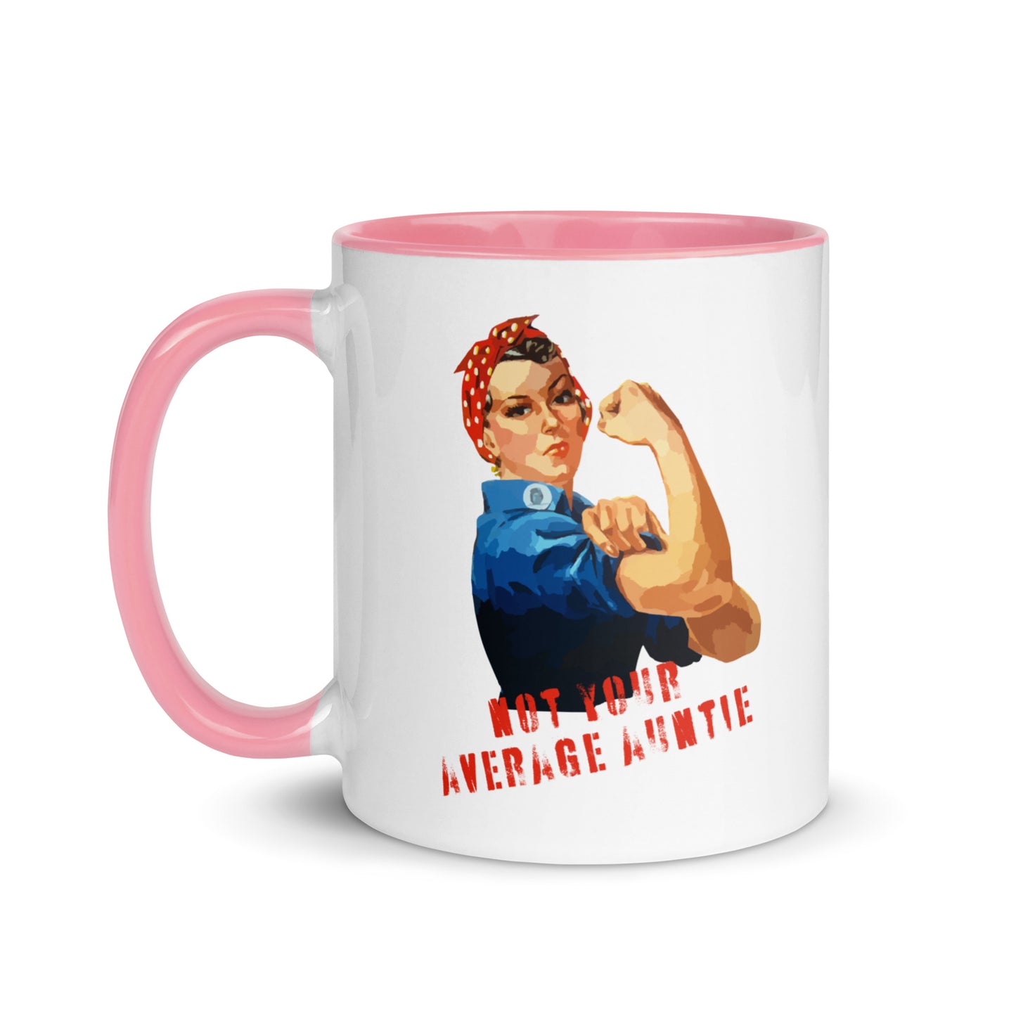 Not Your Average Auntie colour-inside mug