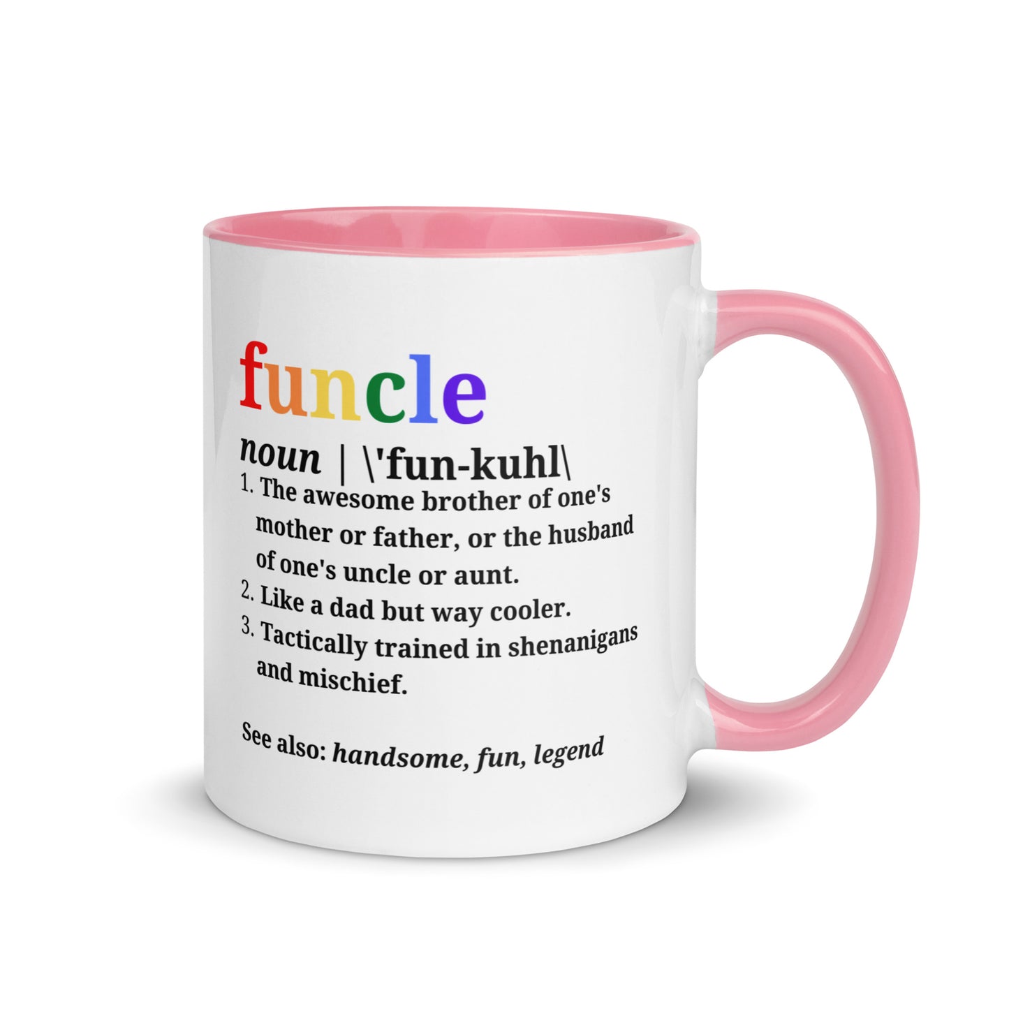 Funcle colour-inside mug