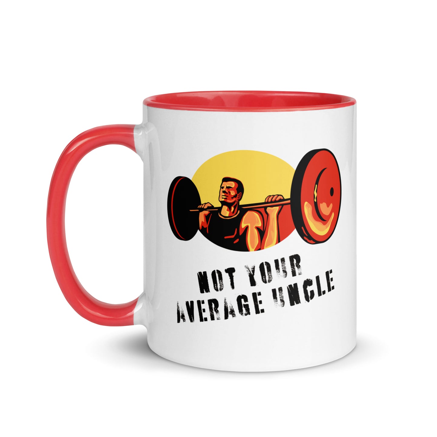 Not Your Average Uncle colour-inside mug