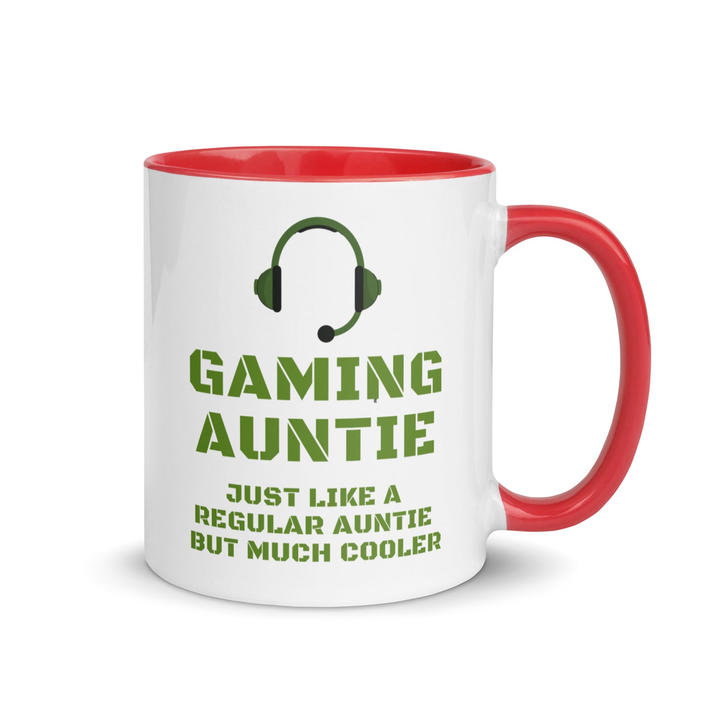 Gaming Auntie colour-inside mug