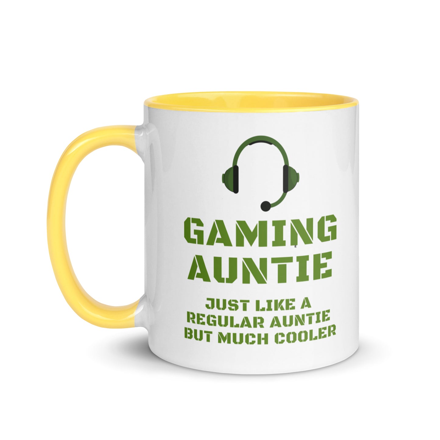 Gaming Auntie colour-inside mug