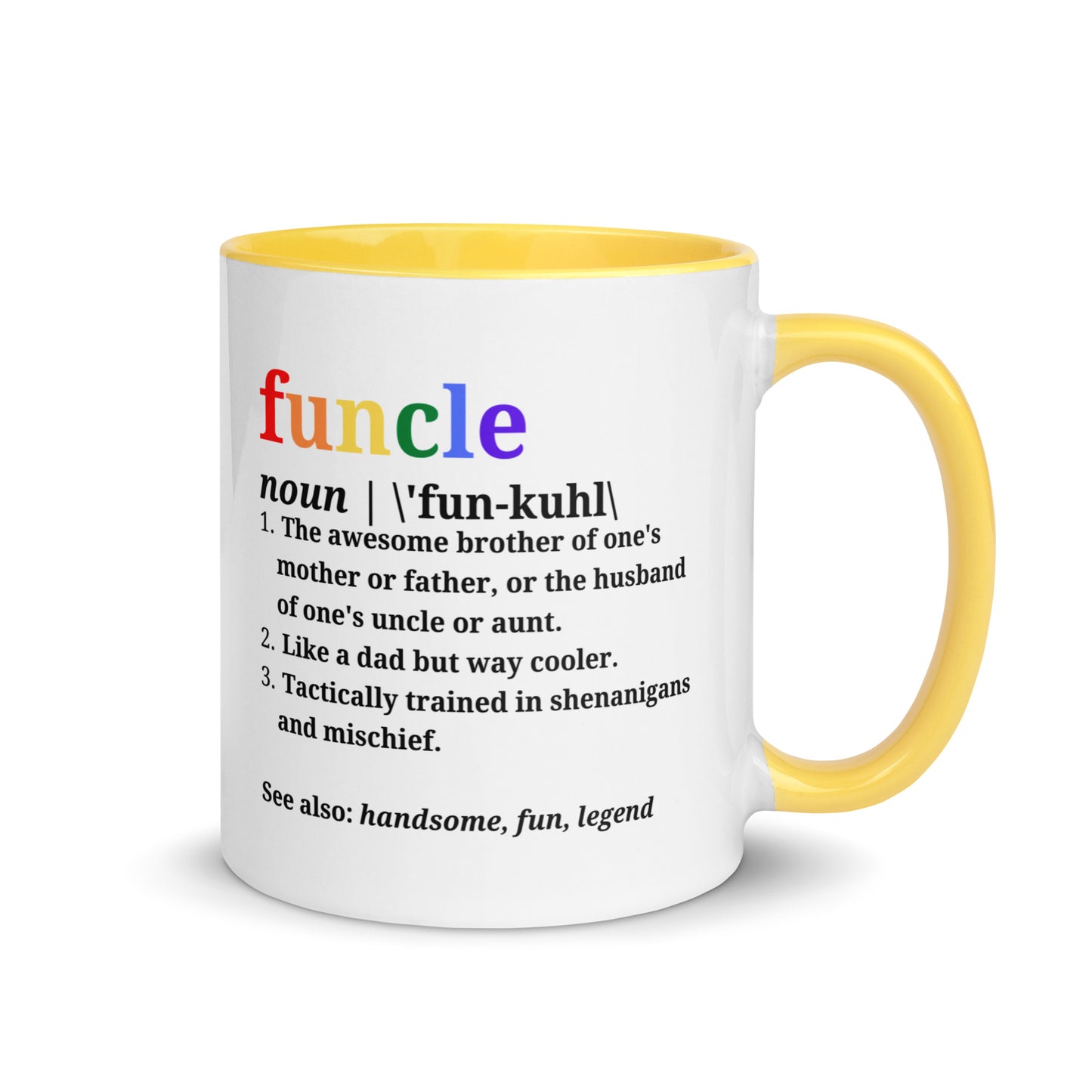 Funcle colour-inside mug