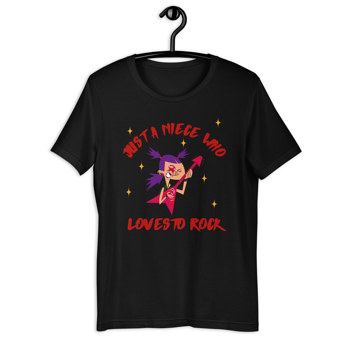 Just A Niece Who Loves To Rock T-shirt