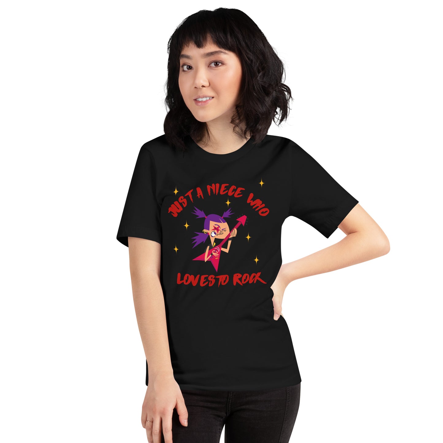 Just A Niece Who Loves To Rock T-shirt