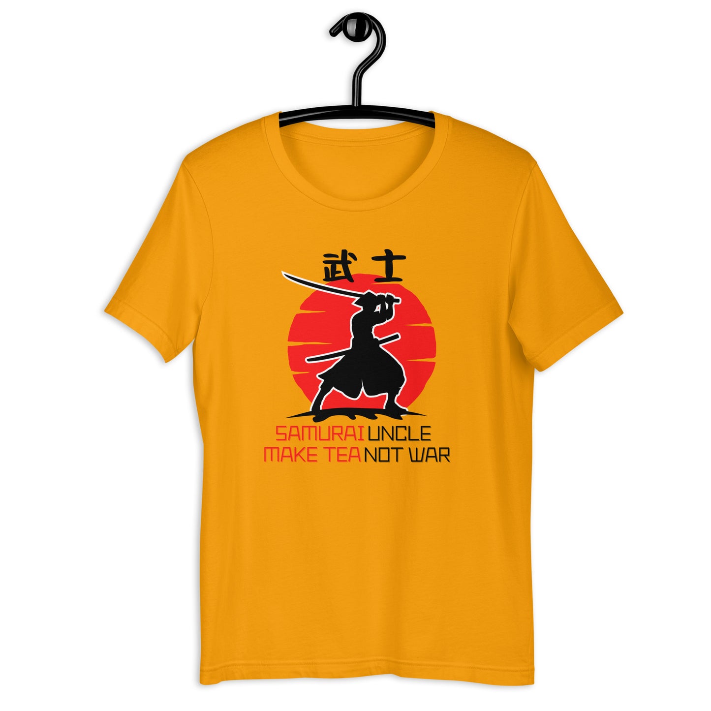 Samurai Uncle - Make Tea Not War T-shirt