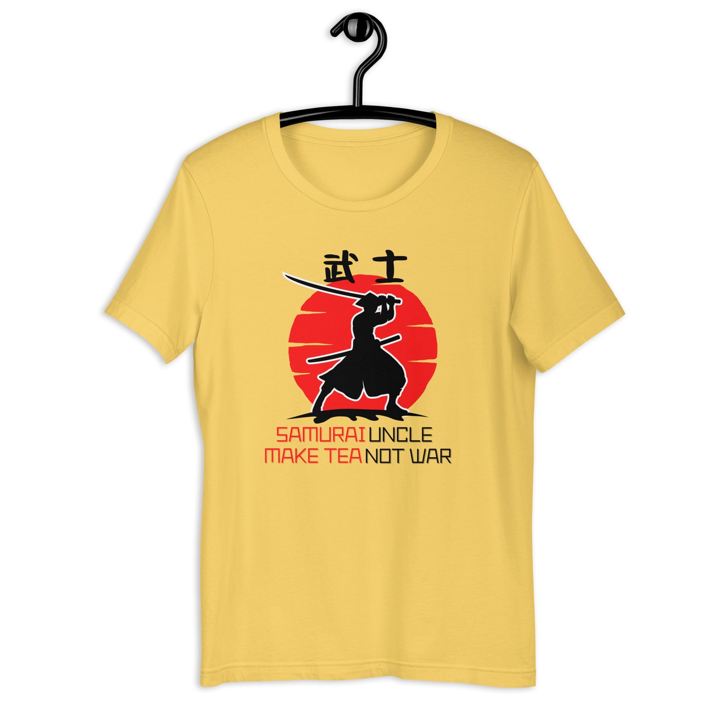 Samurai Uncle - Make Tea Not War T-shirt